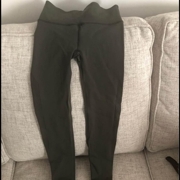 Lululemon Army Green Leggings - Picture 1 of 4